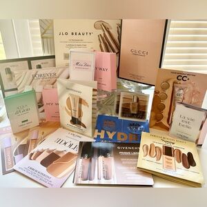 Dior Makeup Foundation & Sample Cards - Neutral Beige & Cream Shades